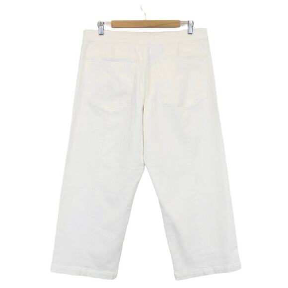 Madewell Emmett Wide-Leg Crop Jean Welt Pocket Edition Tile White Size 31 P NWT - Picture 5 of 8